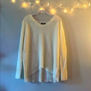 White New Balance sweater